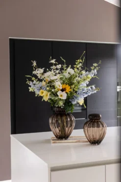 Audrey Vase - Smokey brown | Mellem