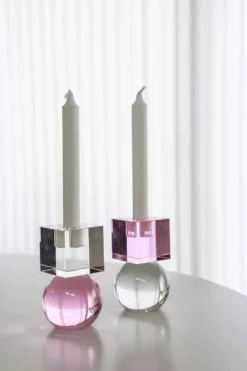 Crystal Color Crush - Pink/Clear Couple