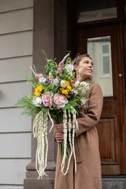 Fontanesia Kunstig Blomst - Hvid
