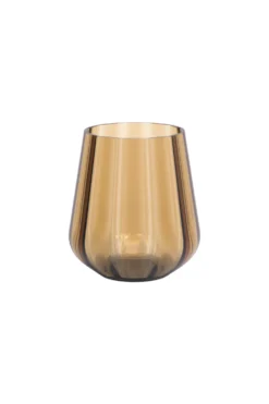 Shop looket - 6 stk. Meadow amber drikkeglas
